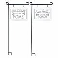 Youngs Metal Yard Stake with Enamel Sign, Assorted Color - 2 Piece 70729